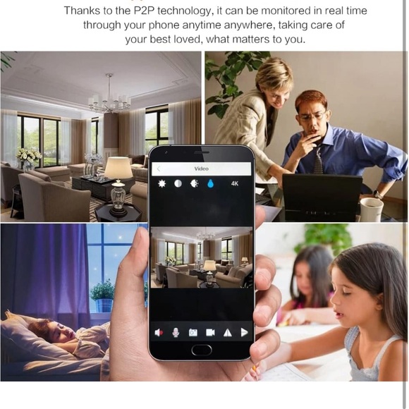 Hidden Camera DIY Mini Spy Camera Portable and Wireless Nanny Cam 1080P HD WiFi - Picture 7 of 7